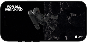 The Red Moon: Episode 1 scene from the Apple TV+ series For All Mankind displayed on the iPhone 16 Pro